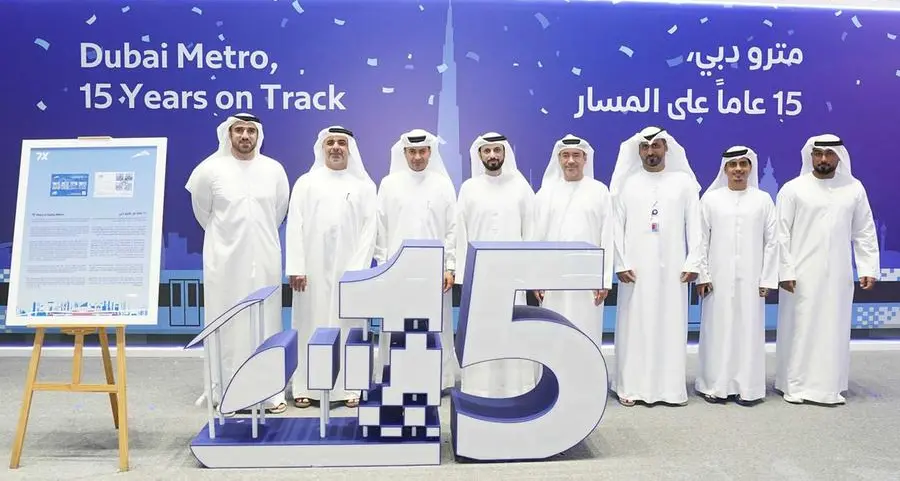 7X launches commemorative stamps to celebrate 15th anniversary of Dubai Metro