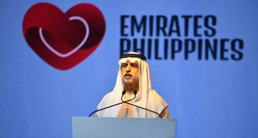 Nahyan bin Mubarak attends the celebration of the Philippine’s 124th Independence Day in Dubai