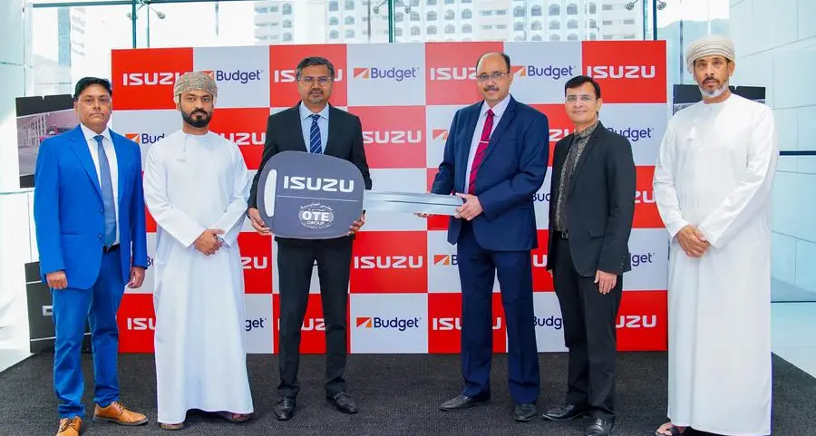 Isuzu Oman reinforces 15-year partnership with Budget Rent a Car through major fleet handover