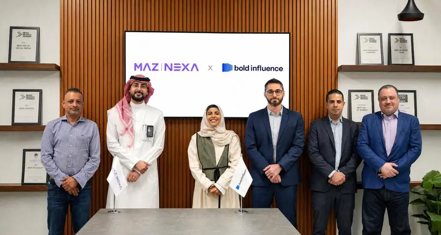 Strategic partnership between Bold Influence and MAZ NEXA