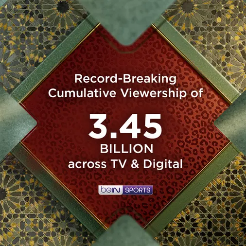 BeIN SPORTS reveals record-breaking 3.45bln cumulative viewership across TV and Digital for TotalEnergies CAF Africa Cup of Nations Morocco 2025