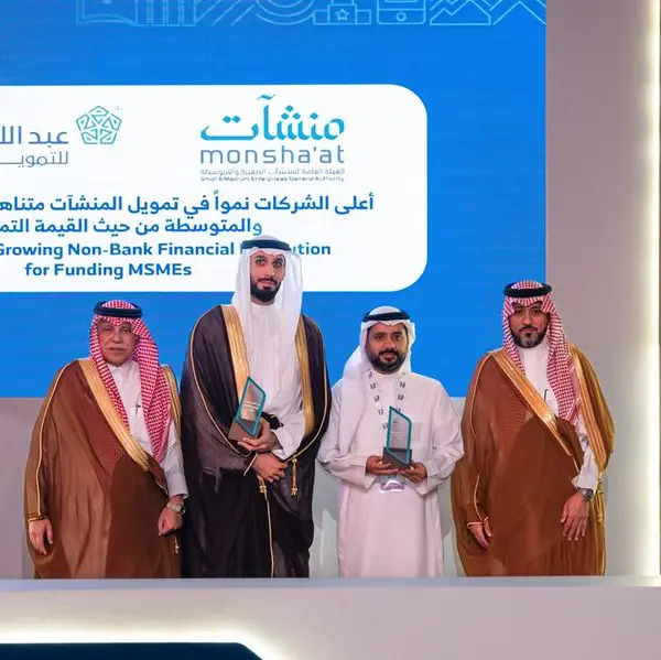 Abdul Latif Jameel Finance wins two Monsha’at Awards