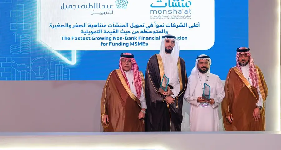 Abdul Latif Jameel Finance wins two Monsha’at Awards