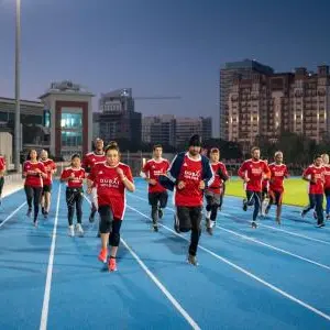 Dubai Holding Corporate Team Gears Up for the 2020 Dubai Marathon with a series of tailored training sessions