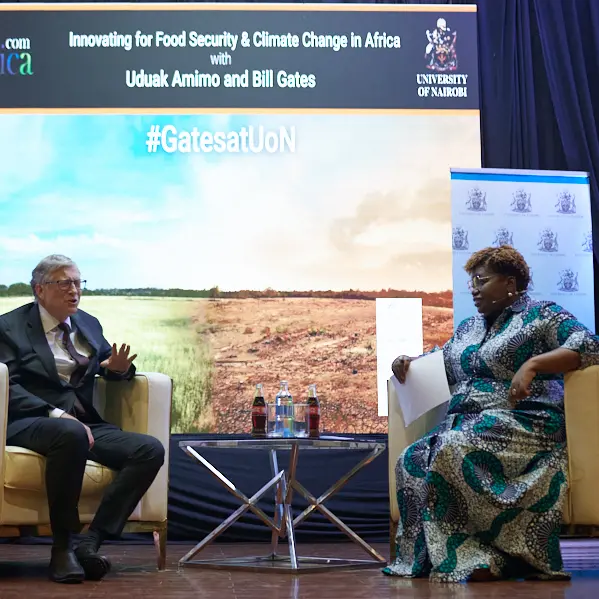 Thousands tune in virtually to hear Bill Gates on innovating for food security & climate change in Africa