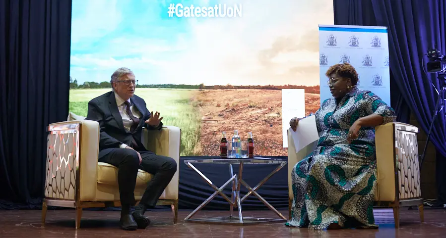 Thousands tune in virtually to hear Bill Gates on innovating for food security & climate change in Africa