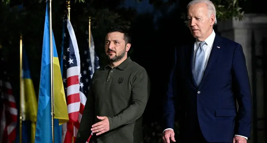 Biden, Zelensky hail $50bln G7 loan for Ukraine