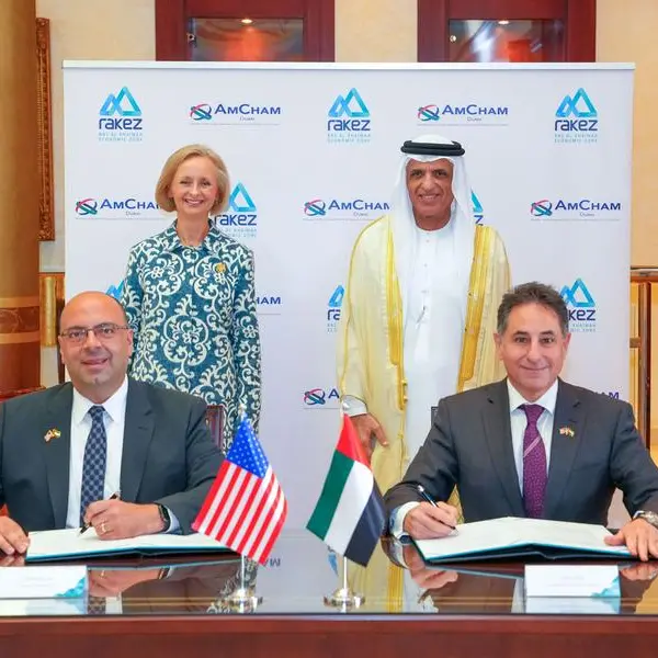 Saud bin Saqr witnesses signing of MoU between RAKEZ, AmCham Dubai