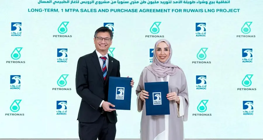 ADNOC signs 15-year, 1mtpa Sales and Purchase Agreement with PETRONAS for Ruwais LNG Project