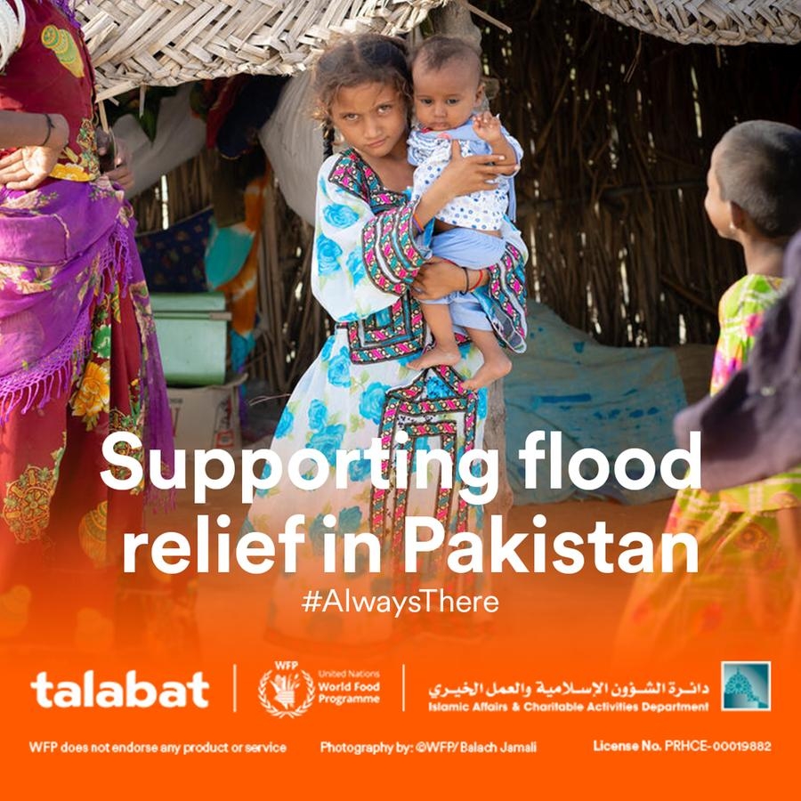 Talabat UAE partners with World Food Programme to support relief efforts in Pakistan