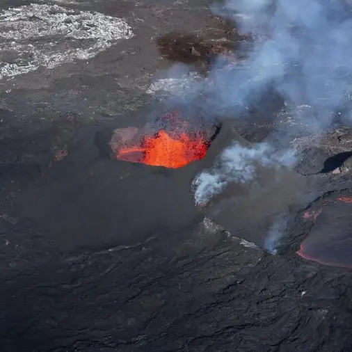 Iceland volcano still spewing lava, one month on