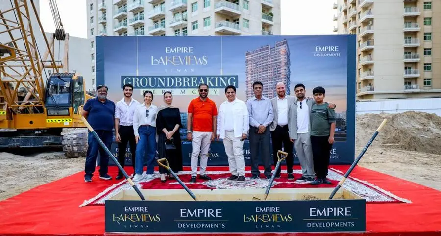 Empire Developments breaks ground on Empire Lake Views, a landmark 31-floor residential tower in Liwan