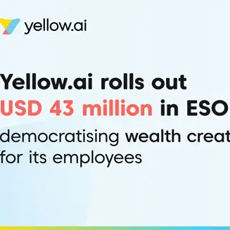 Yellow.ai rolls out USD 43mln in ESOPs, democratising wealth creation for its global workforce