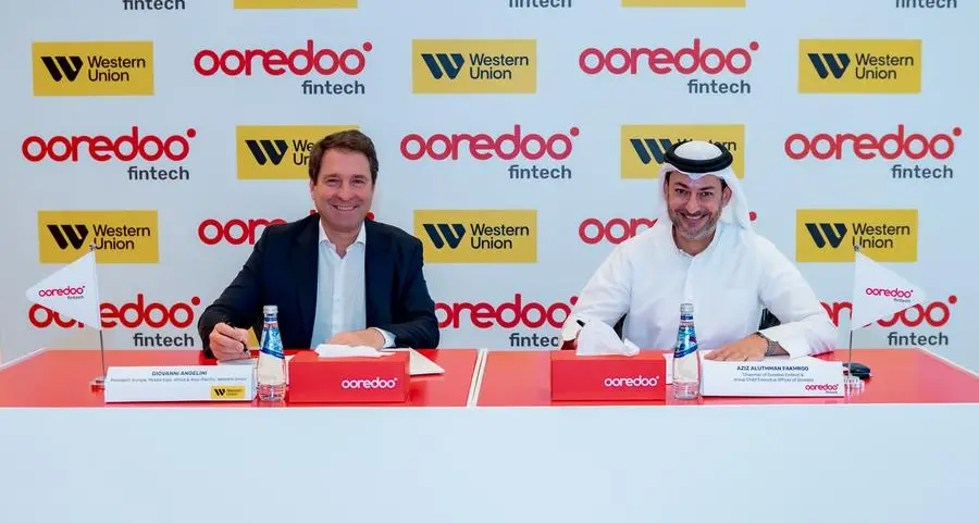 Ooredoo Fintech expands money transfer options in Qatar through partnership with Western Union