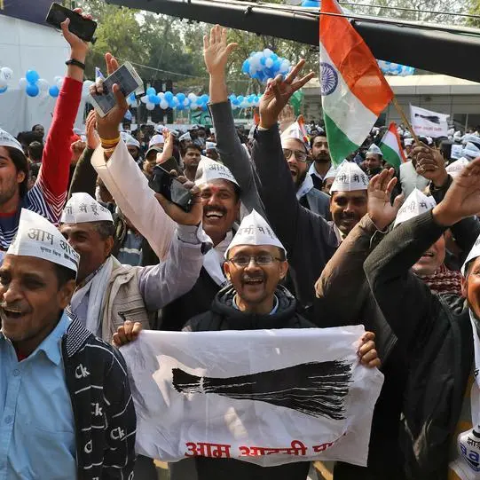 India's Aam Aadmi party set for big gains in Modi's home state
