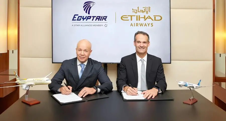 Etihad Airways and Egyptair sign MoU to deepen relationship