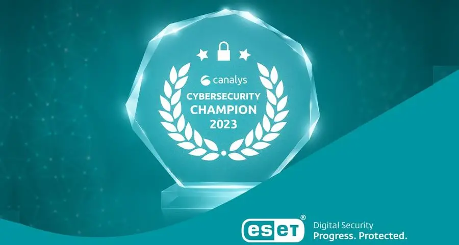 ESET achieves the Champion position in Canalys Global Cybersecurity Leadership Matrix 2023