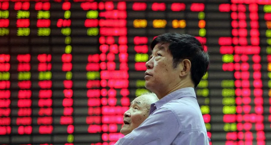 China stocks fall as Country Garden drags property developers lower