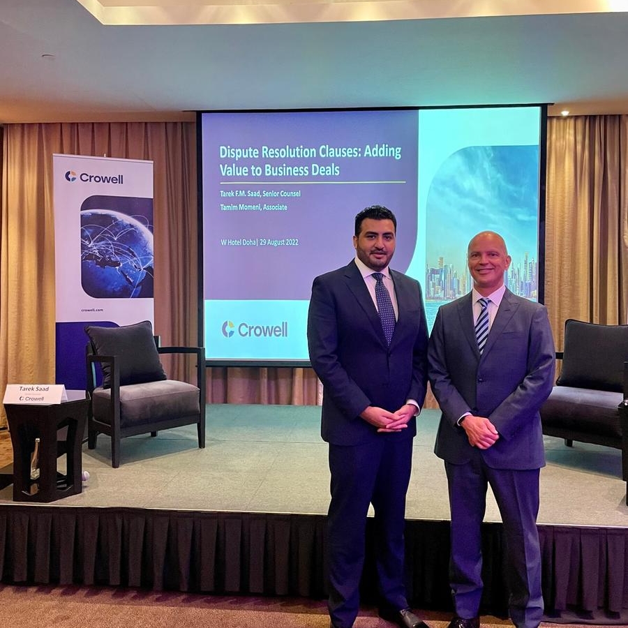 Crowell & Moring and GBCQ event explores Qatar’s evolving dispute resolution landscape