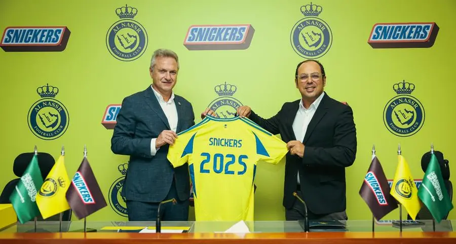 Snickers announced as platinum sponsor of Al Nassr Football Club for the 2024/2025 season