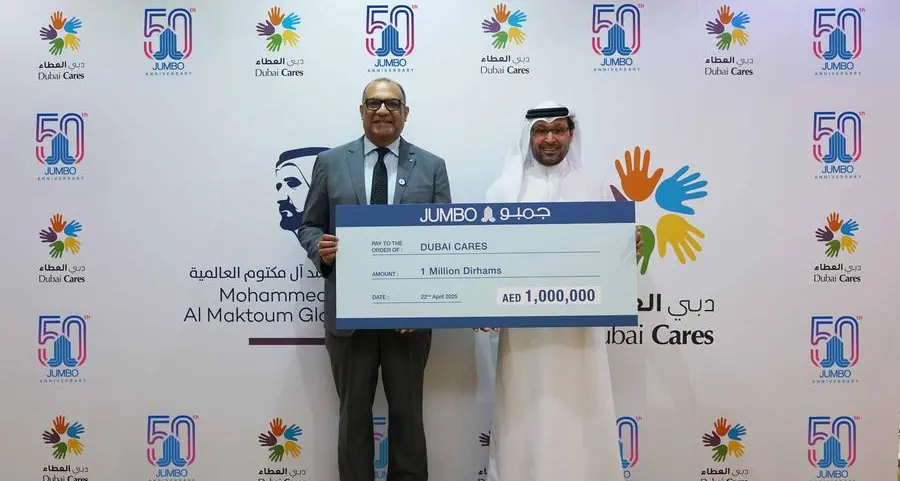Supporting Education Worldwide: Jumbo Group donates AED1mln to Dubai Cares