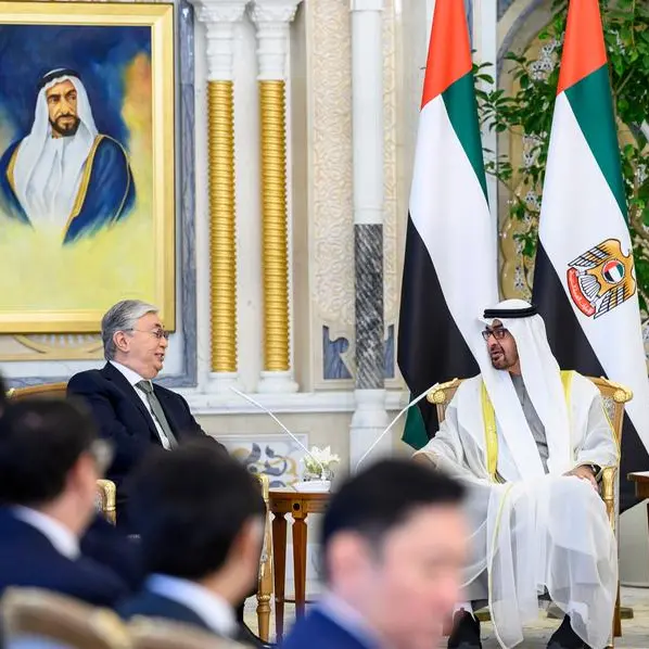 UAE and Kazakh Presidents discuss bilateral relations