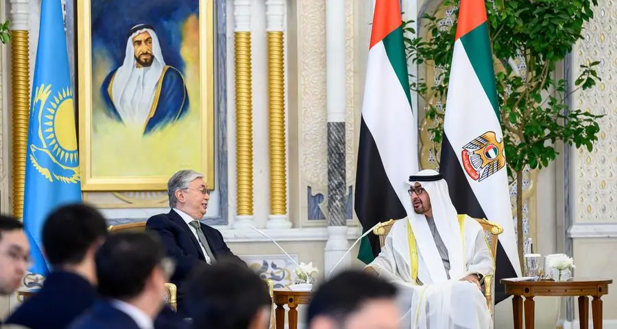 UAE and Kazakh Presidents discuss bilateral relations