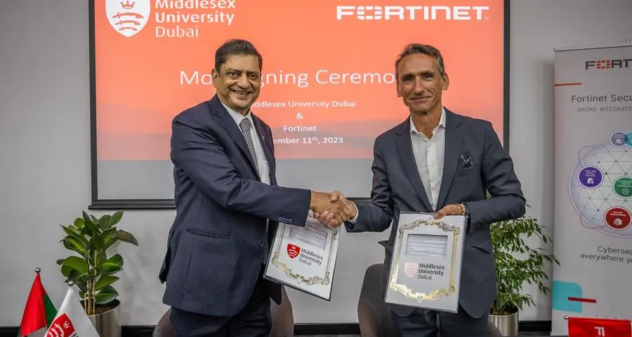 Middlesex University Dubai joins Fortinet Academic Partner Program to advance cybersecurity skillsets in the uae