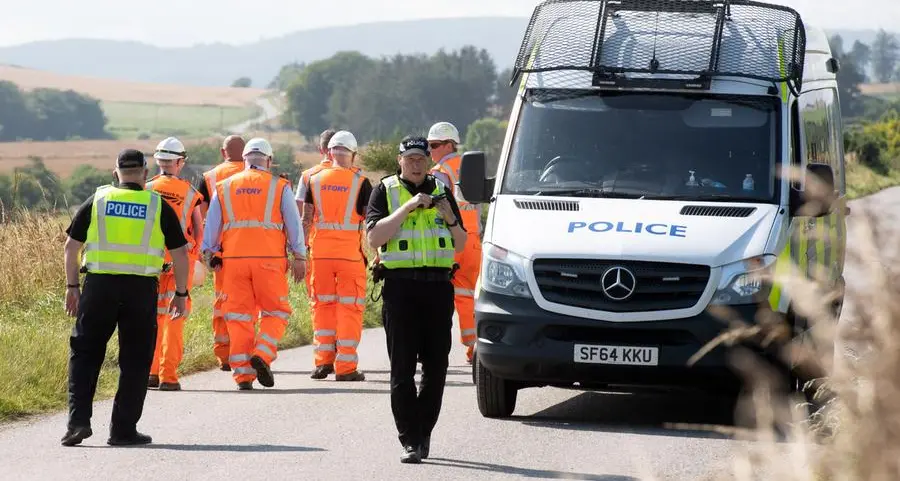 Several injured in Scotland rail collision: police