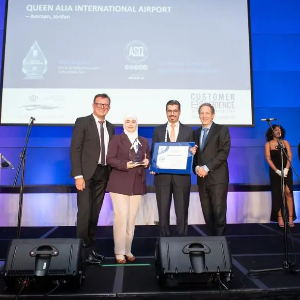 Queen Alia International Airport recognized for customer experience excellence