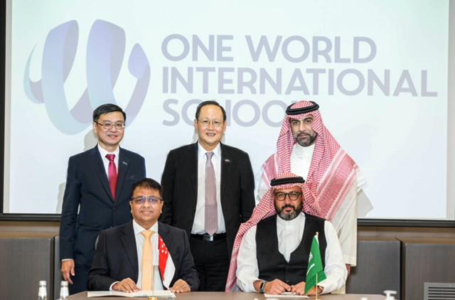افتتاح مدرسة سنغافورة وان وورلد الدولية في الرياض
