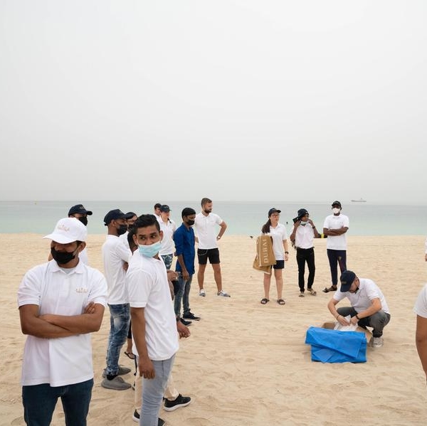 Rixos Premium Dubai in partnership with Dubai Municipality clean up Kite Beach
