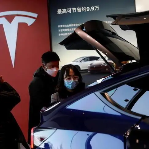 Tesla sold 100,291 China-made vehicles in Nov - Xinhua