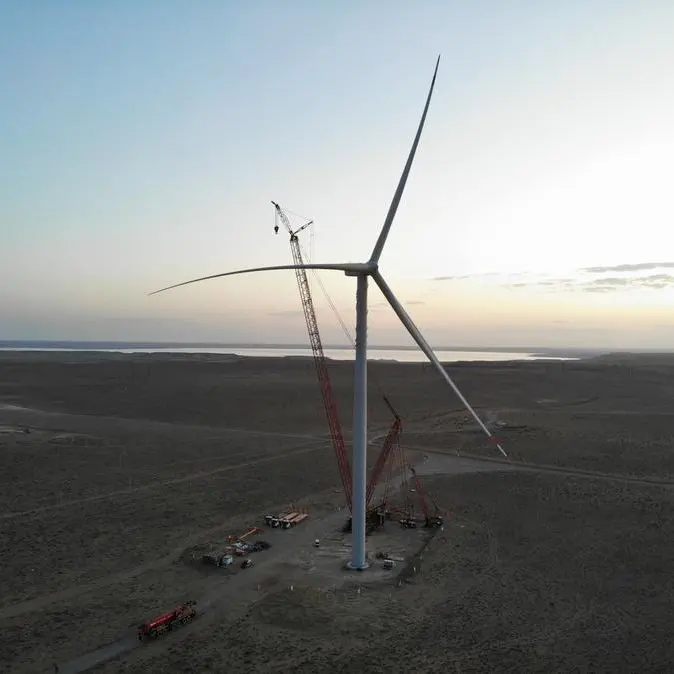 ACWA Power installed the largest wind turbine in Central Asia