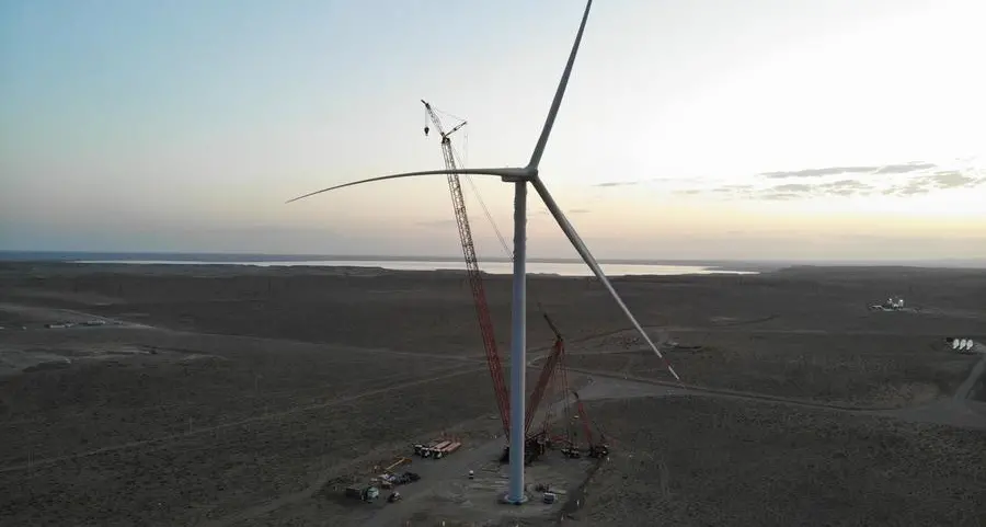 ACWA Power installed the largest wind turbine in Central Asia