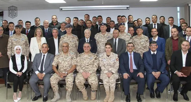 Abu-Ghazaleh Knowledge Stations hold graduation ceremony of TOT Program for the Royal Jordanian Air Force officers