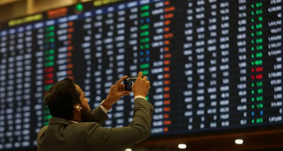 Pakistan's benchmark share index crosses 100,000 for first time