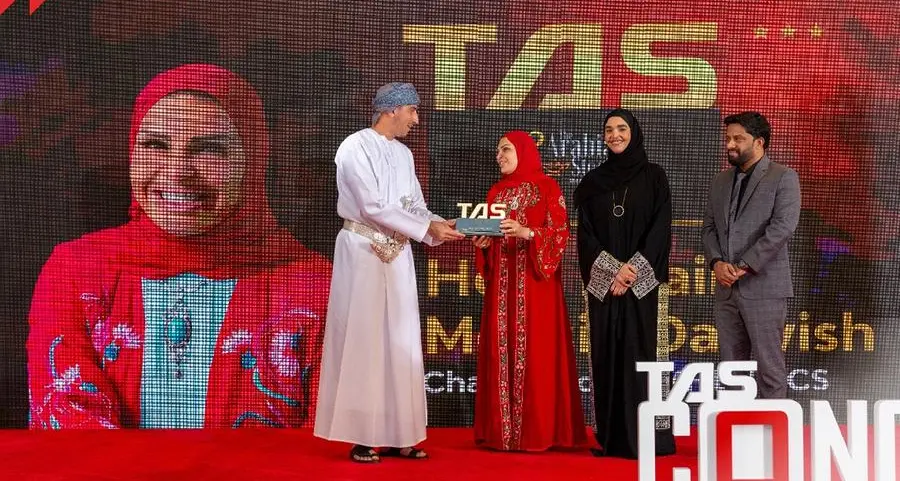 The Honourable Lujaina Mohsin Darwish received ‘The Change Maker of the Year’ and ‘TAS Icon’ Awards