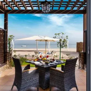 Danat Jebel Dhanna resort offers luxury with its exclusive beachfront chalets