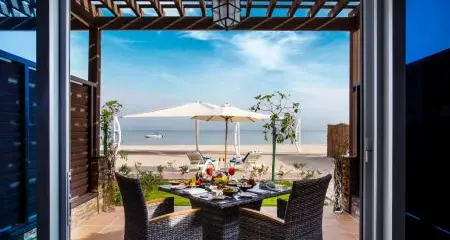 Danat Jebel Dhanna resort offers luxury with its exclusive beachfront chalets