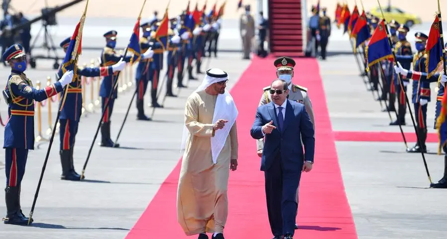 El-Sisi welcomes Emirati President at El Alamein airport: Egypt