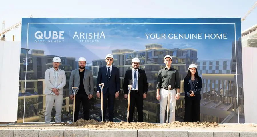 QUBE Development breaks ground in Dubai Studio City with Phase 1 of Arisha Terraces sold out