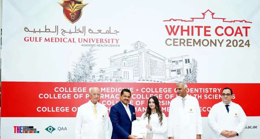 700 new health professionals sworn in during Gulf Medical University's 26th Biggest White Coat Ceremony