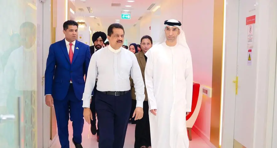 UAE Minister of Foreign Trade visits Thumbay Medicity in Ajman