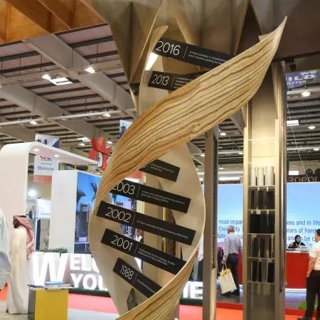 Al Nooh Wood Design wins Gulf Construction Expo Best Stand Award