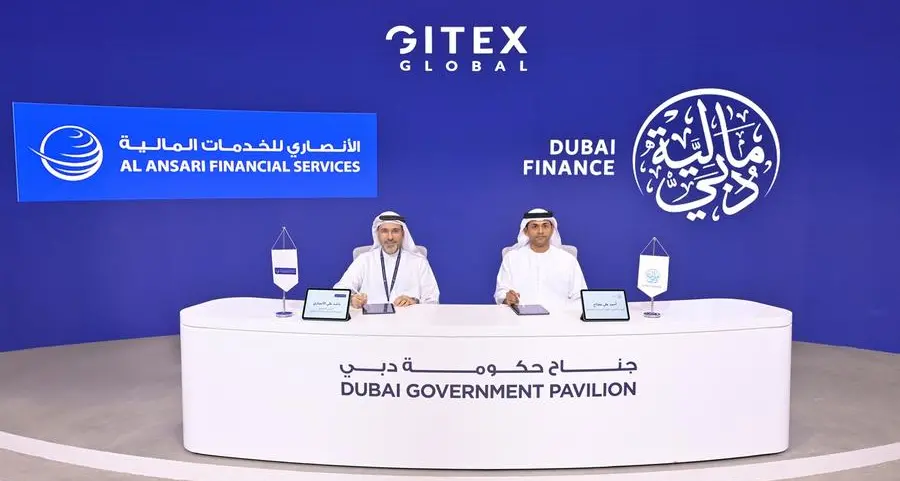 Al Ansari Financial Services partners with Dubai Finance in support of Dubai Cashless Strategy