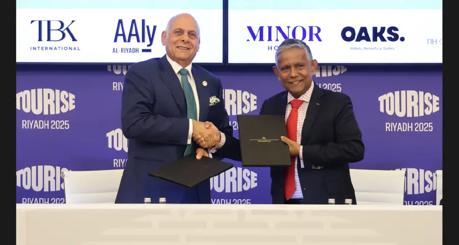 TBK International and Minor Hotels sign strategic agreement to launch “Oaks” for the first time in Saudi Arabia
