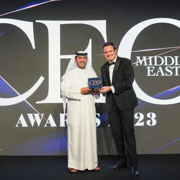 Empower CEO Ahmad Bin Shafar receives prestigious CEO Middle East Award 2023 in the Energy sector