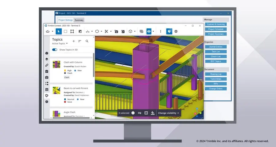 Tekla 2024 structural BIM software offers enhanced user experience