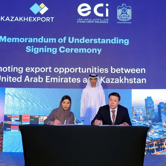 Etihad Credit Insurance and KazakhExport ink MoU to boost trade ties between the UAE and Kazakhstan